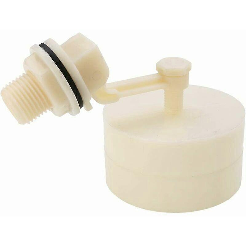 Automatic Water Level Control 1/2 Port Thread Float Valve ABS Float Valve Water Level Control for Ground Tower Pool Regulating Valve Tool