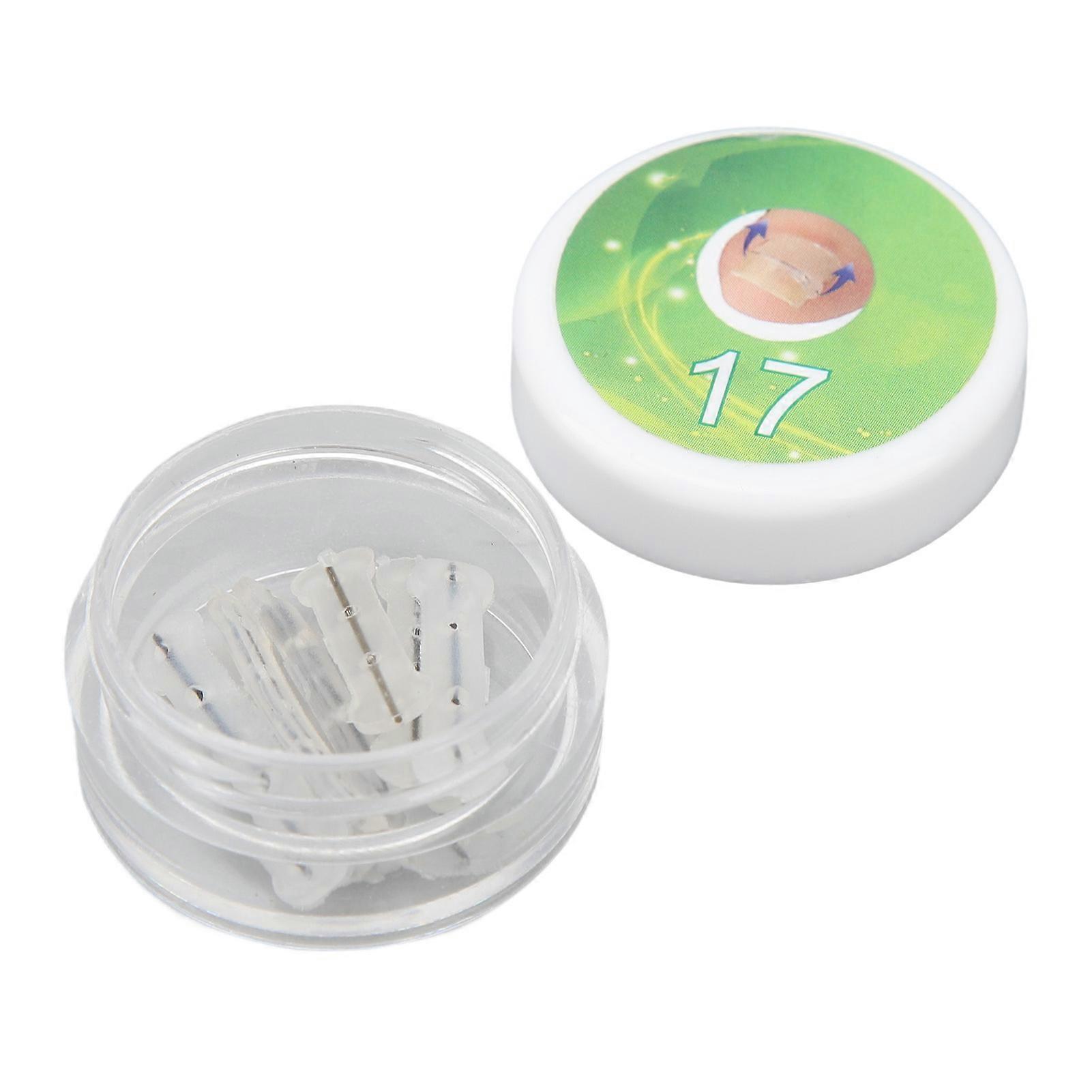 10PCS Toenail Corrector Stickers with Storage Box Ingrown Toenail Corrector Patches Elastic Patches Foot Care 0.7in