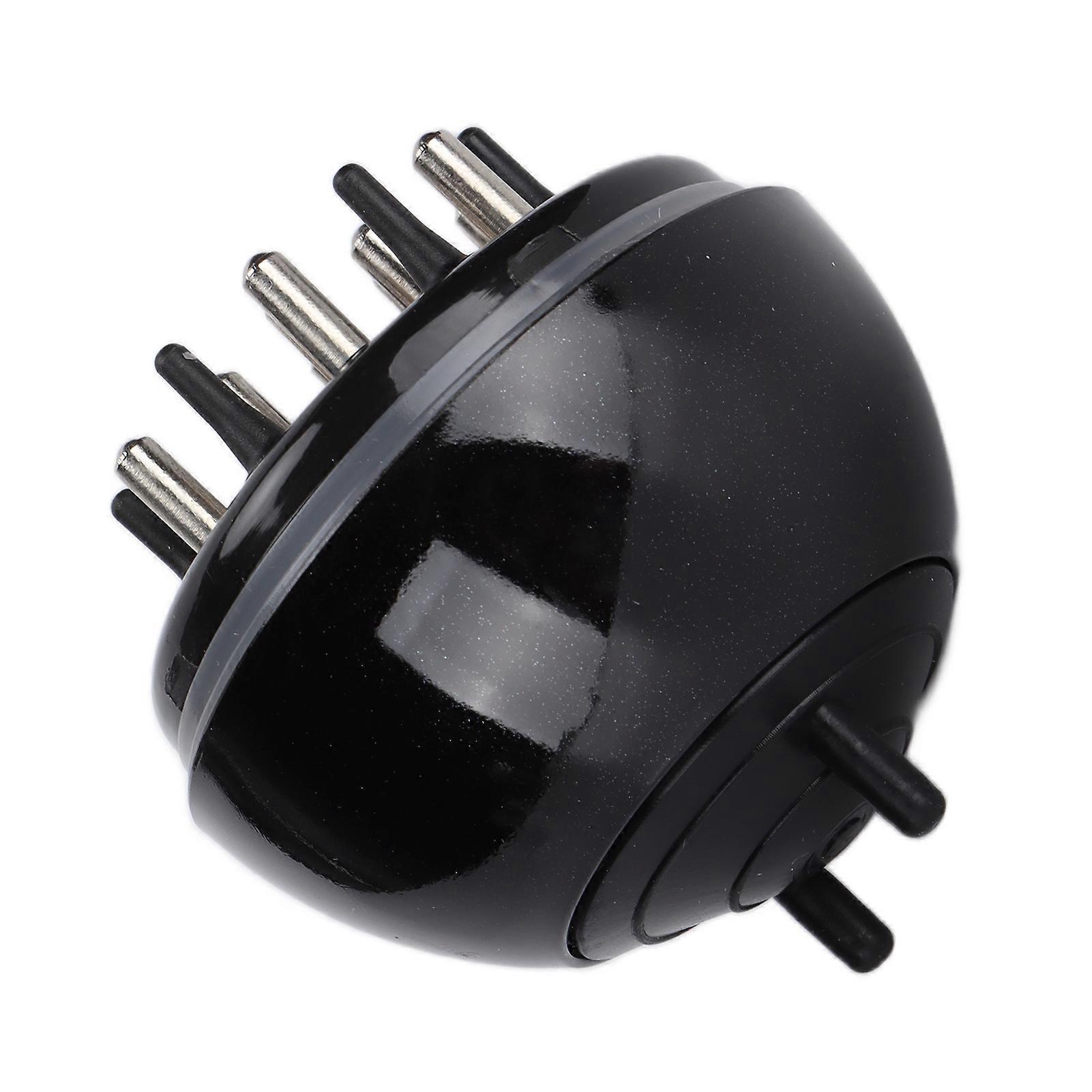 Scalp Applicator Comb Comfortable Ergonomic Large Capacity Small Exquisite Scalp BrushBlack