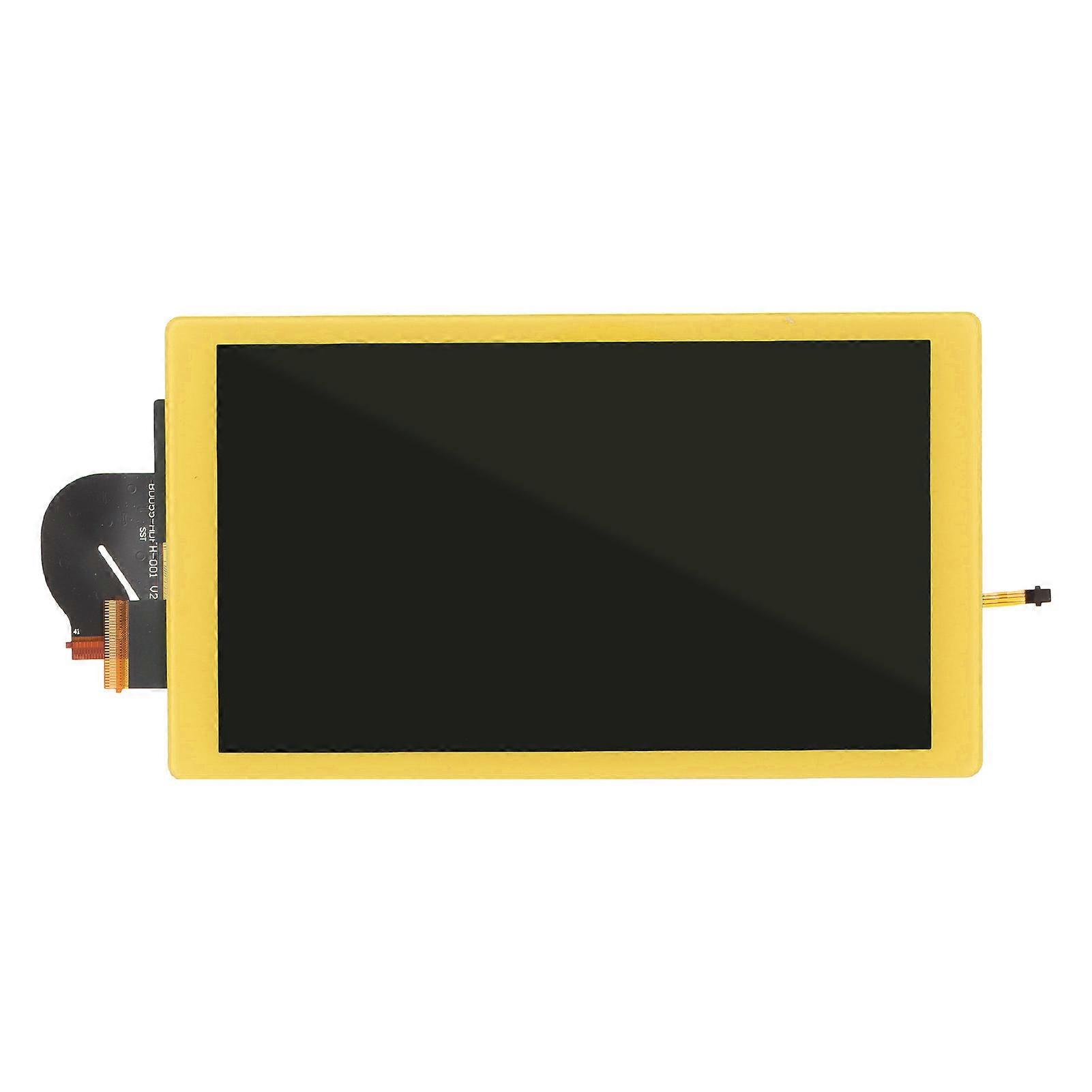 Écran de remplacement pour Switch Lite Écran tactile Numériseur Écran LCD Panneau d’affichage Pièce de réparation pour Switch Lite Console de jeu Jaune