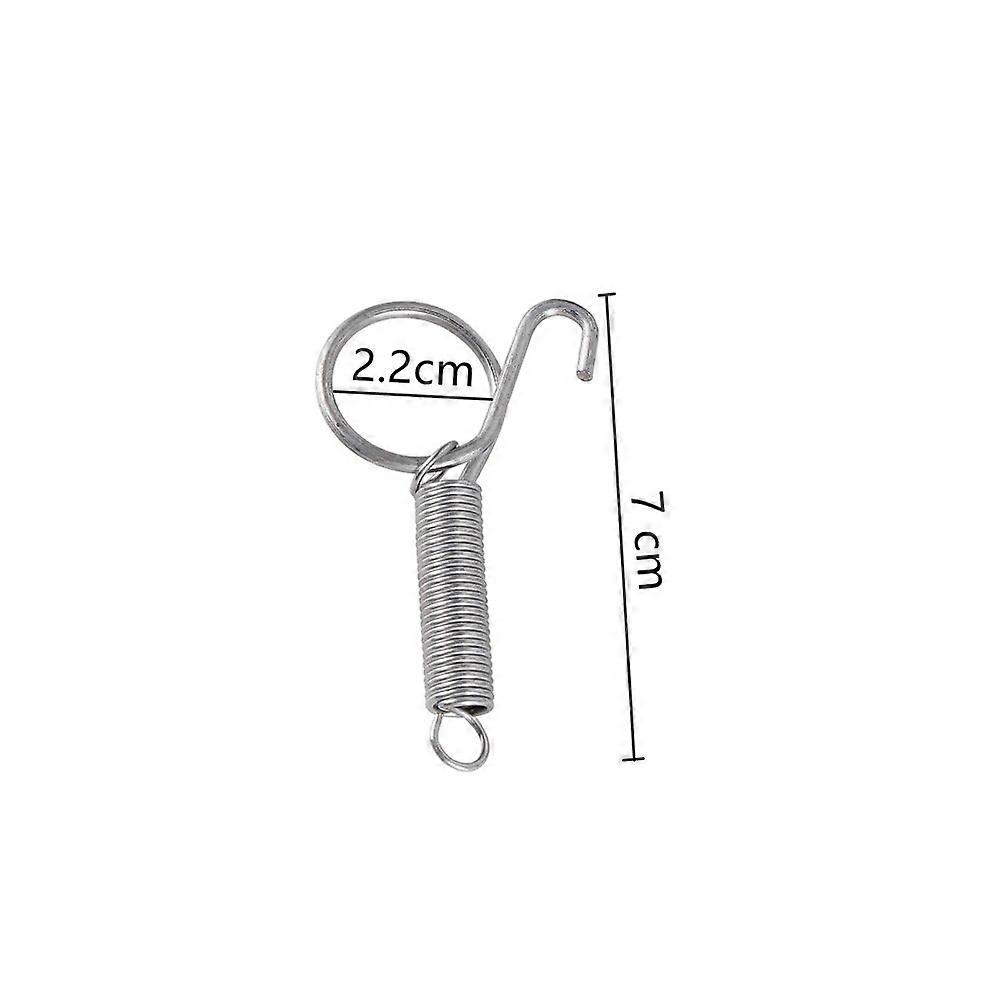 2pcs Open Hook Tension Spring Extension Spring Fixed Spring Spring Diameter 0.6mm 7-11cm Length
