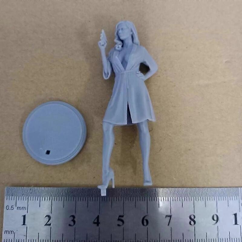 Αυτή κατάσκοπος ρητίνη σχήμα 1/24 κλίμακα 75mm συναρμολόγηση μοντέλο κιτ μη συναρμολογημένα διοράματα άβαφα αγαλματίδια παιχνίδια