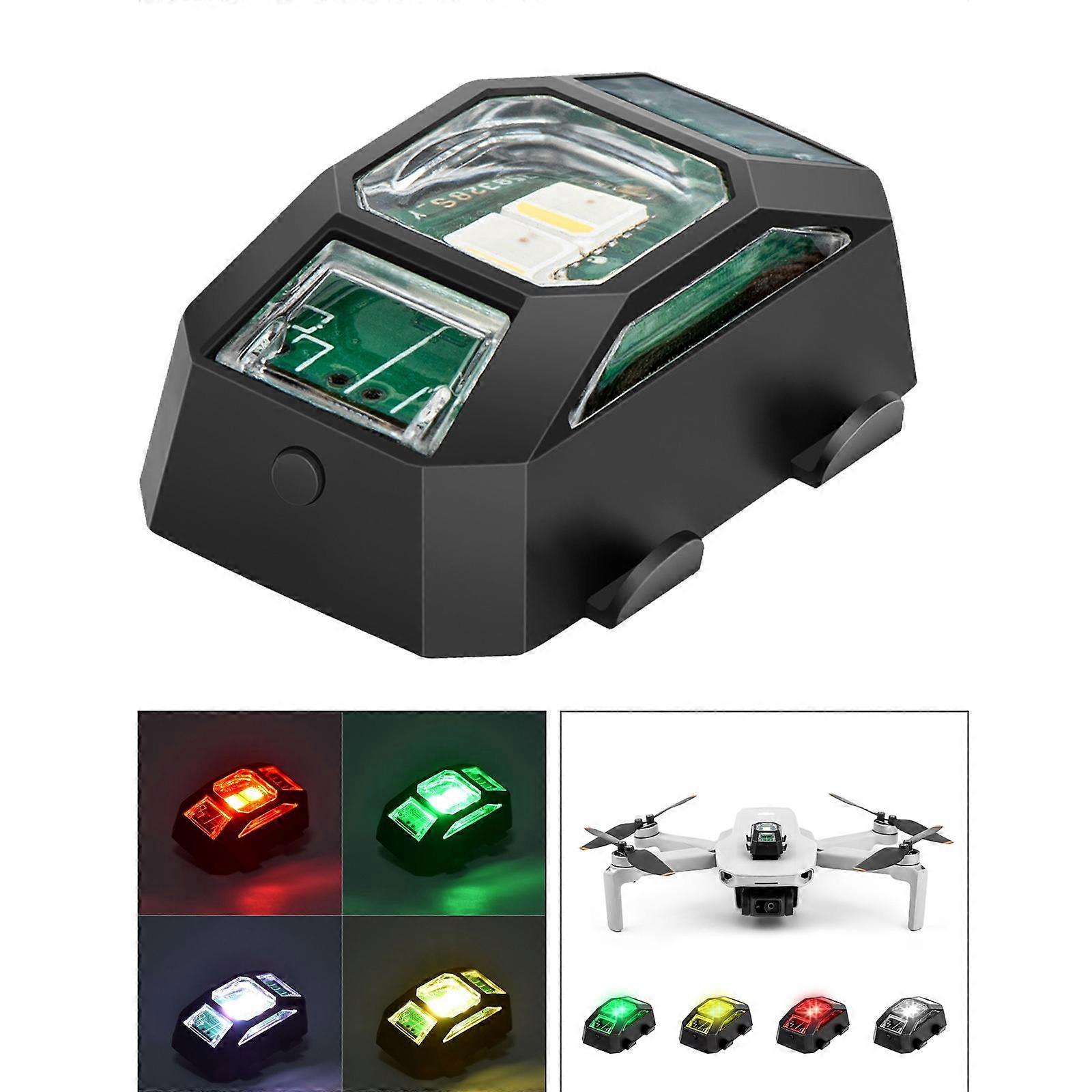Drone Strobe Lights Anti-Collision Lighting Drone Lights for Night 4 Colors 3 Modes Fits for DJI Mavic 2 Mini fpv Drone SApare Parts DIY