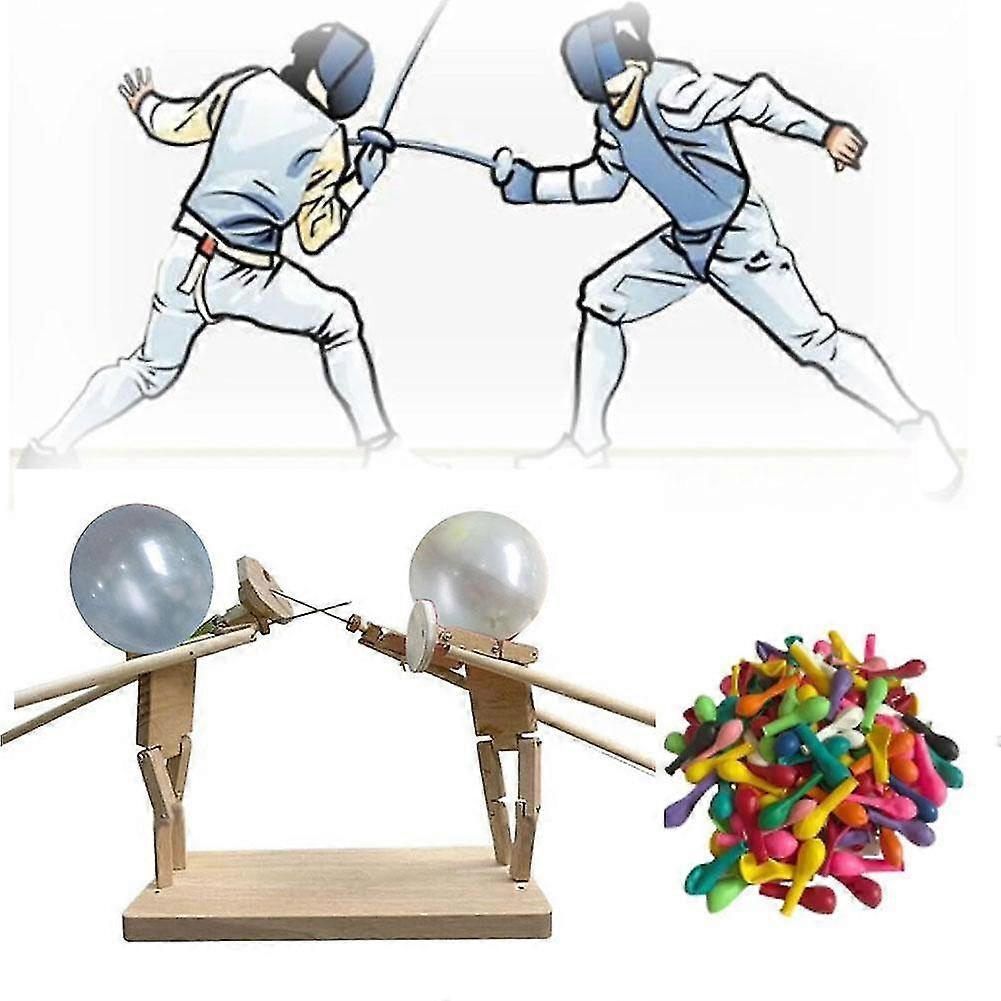 Ballon Bamboo Man Battle, Bamboo Vs Puppet Kit, Whack A Balloon Game, 100% nieuw