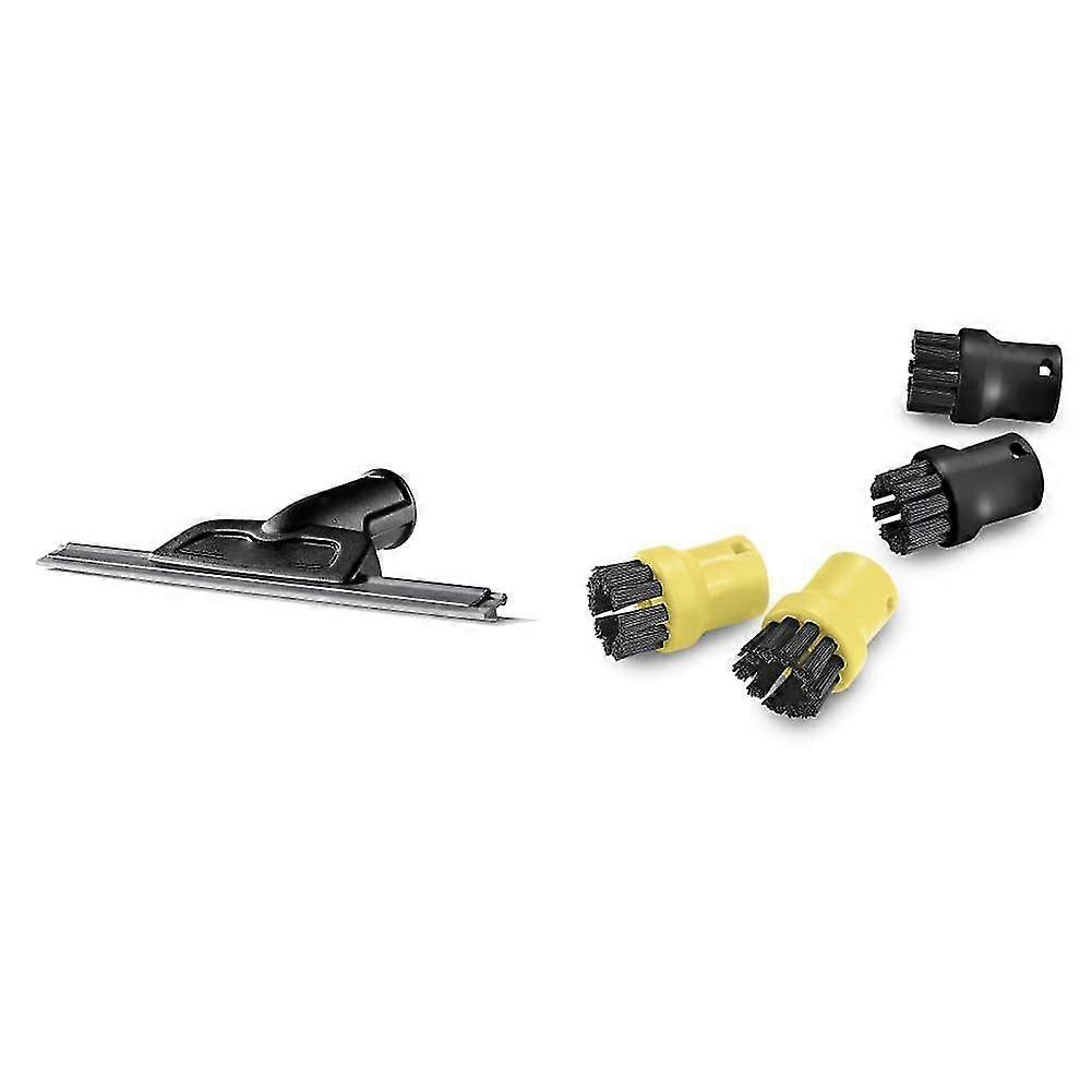 Window Nozzle and Round Brush for Cleaner (Strip-Free Cleaning of Glass, Windows and )
