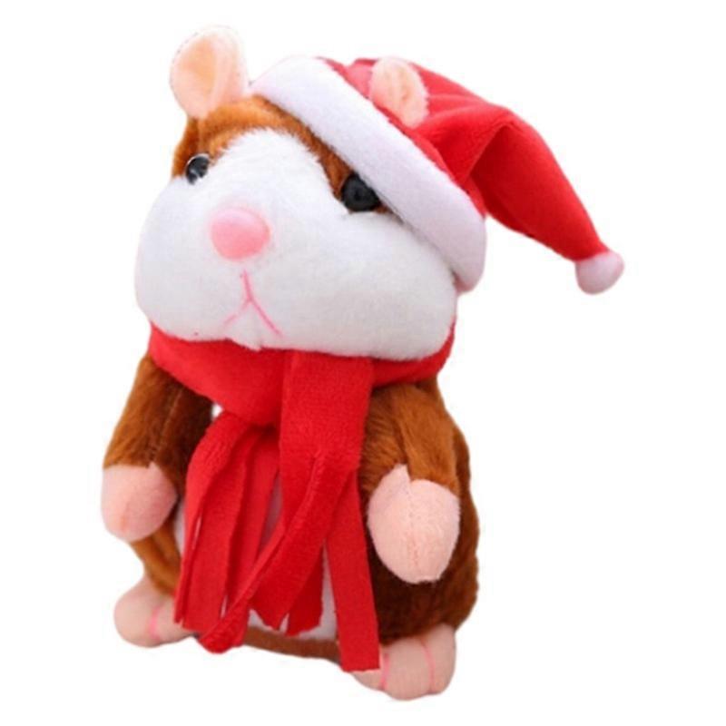 Smart walking vibration singing recording hamster learning talking doll electric plush toy