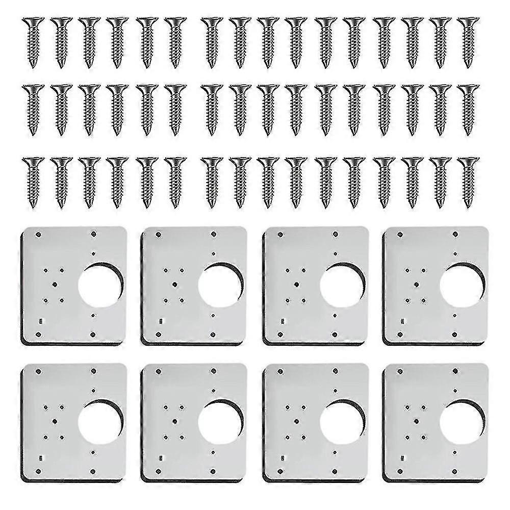Hinge Repair Plate Cabinet Hinge Repair Bracket-8pcs