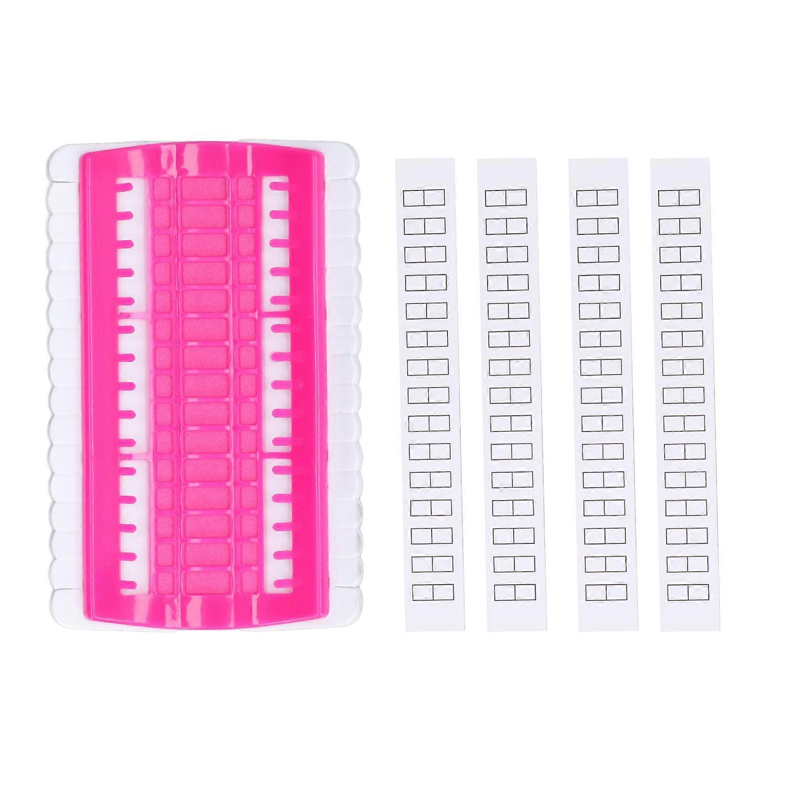 Thread Organizer 30 Positions Nonwoven Efficient Sorting Reusable Plastic Embroidery Floss Shelf for Pointed Needle