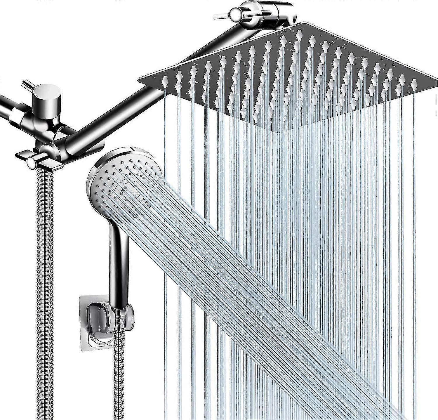 Alle Metal Dual Square dusjhode Combo