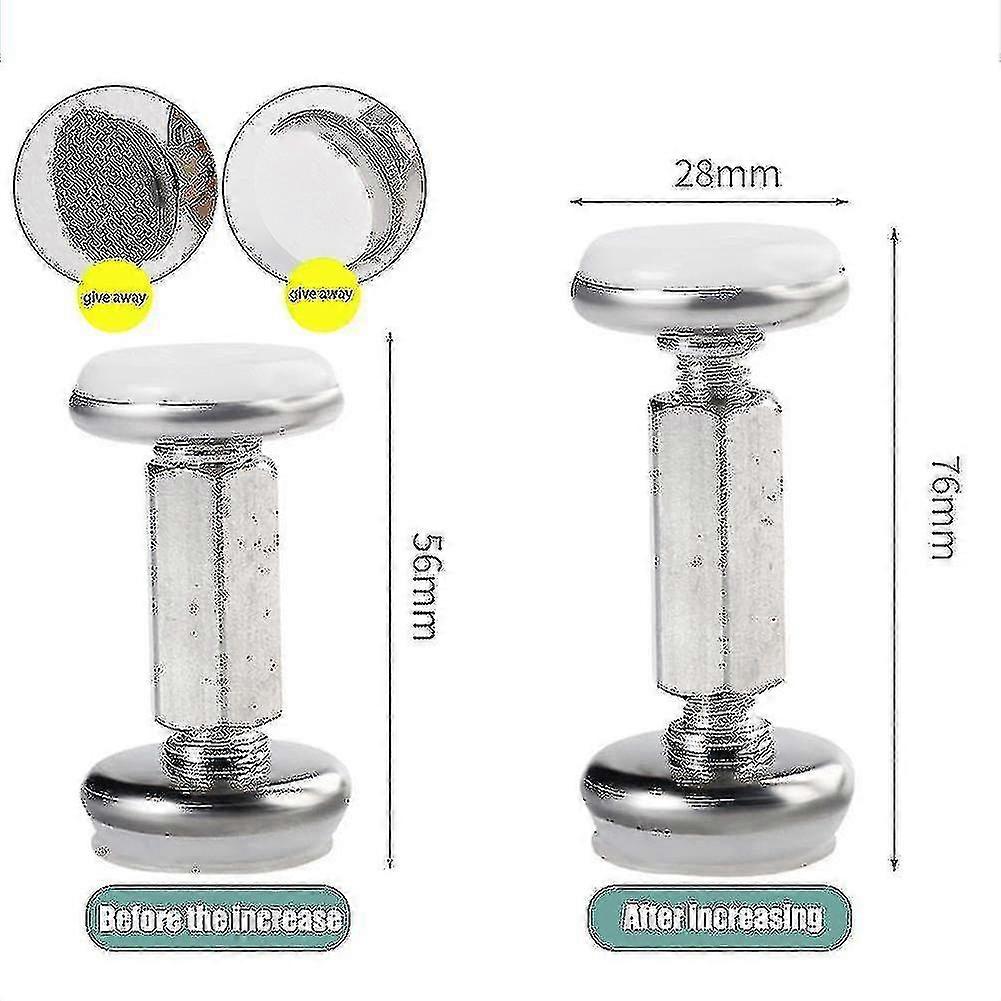 Threaded Bed Frame Adjustable Anti-shake  Telescopic Support For Home Room Wall