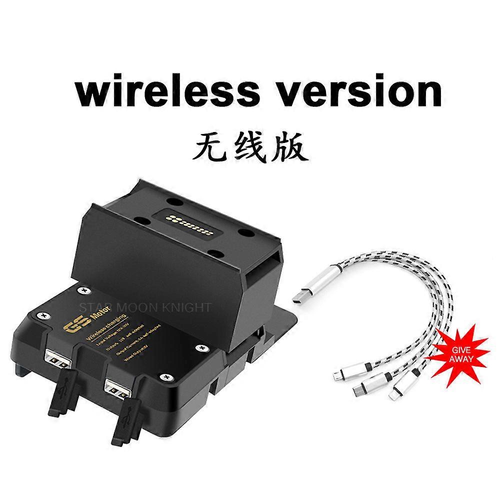 Motorcycle USB Mobile Phone For BMW R1200RT R1250RT R 1200 1250 RT 2014 - 2020 GPS Navigation Bracket Wireless Charging Support