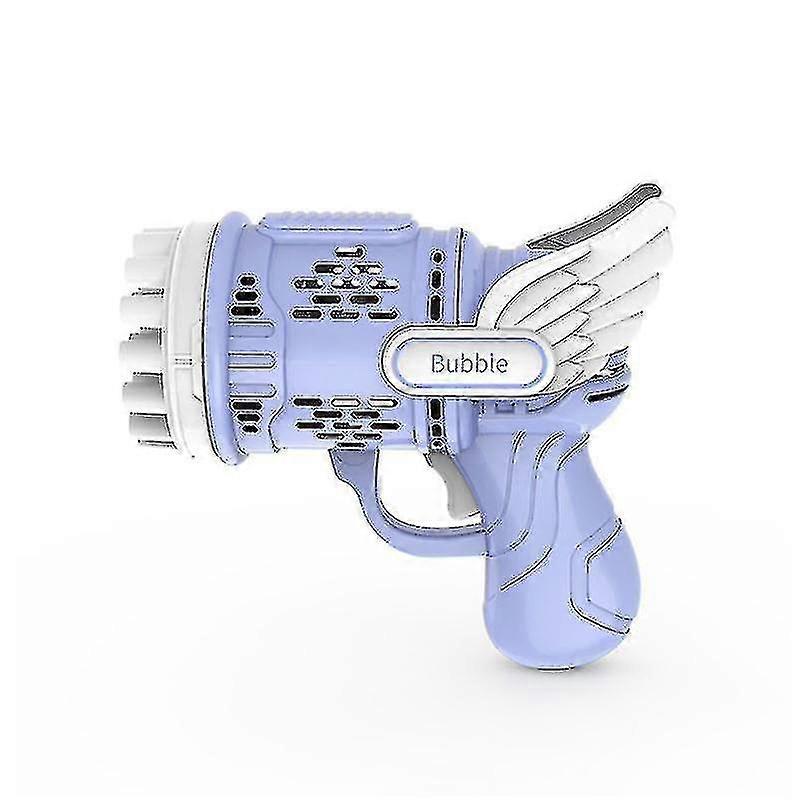 23 Holes Angel Bubble Gun Rocket Bubbles Machine Automatic Blower Gift