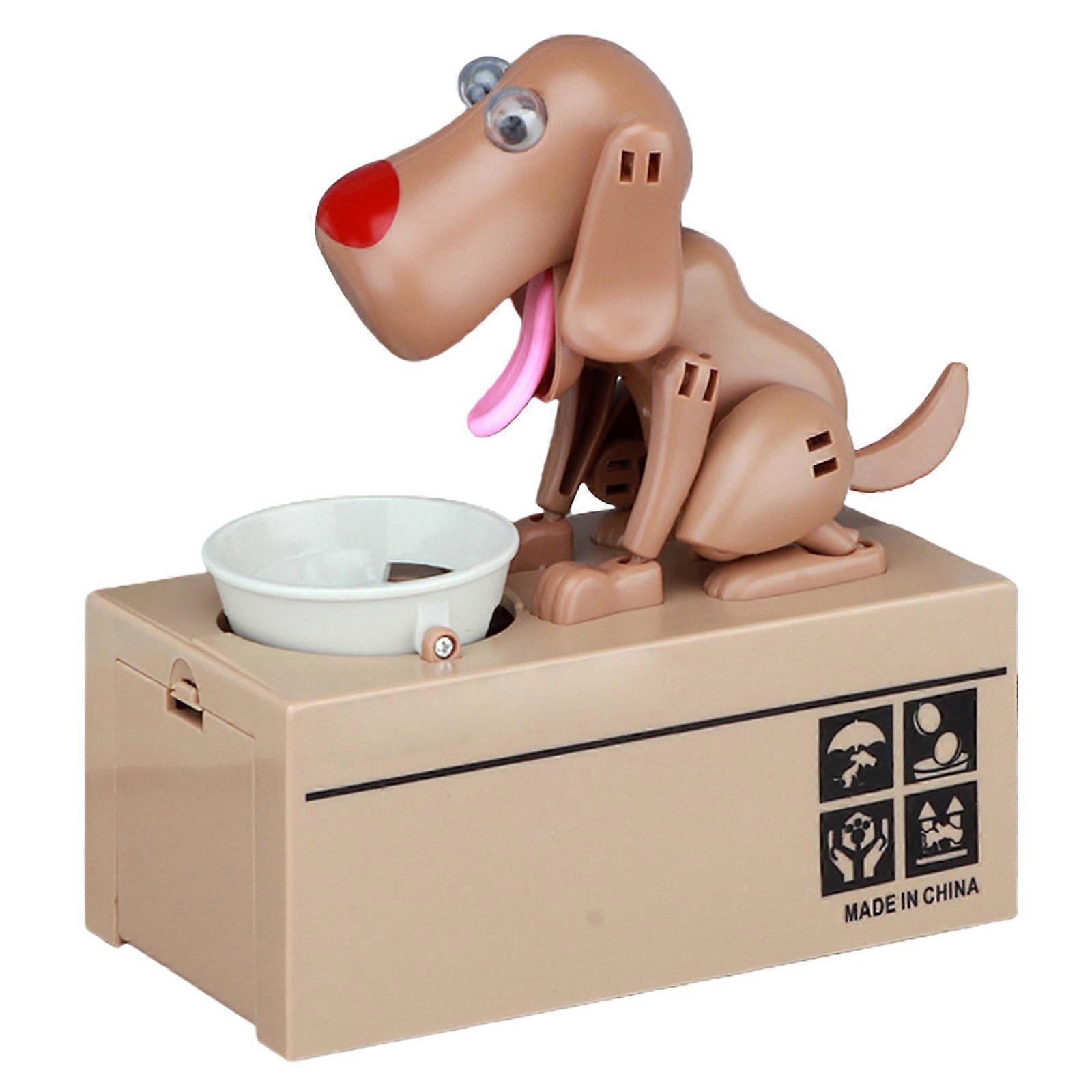 100%新品、貯金箱、私の犬の貯金箱、ロボットコインむしゃむしゃおもちゃの貯金箱、お金の貯金箱を貯める