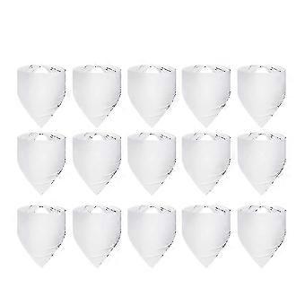 15 Pcs Sublimation Blank Pet Bandana Compatible With Dogs Puppy Cats