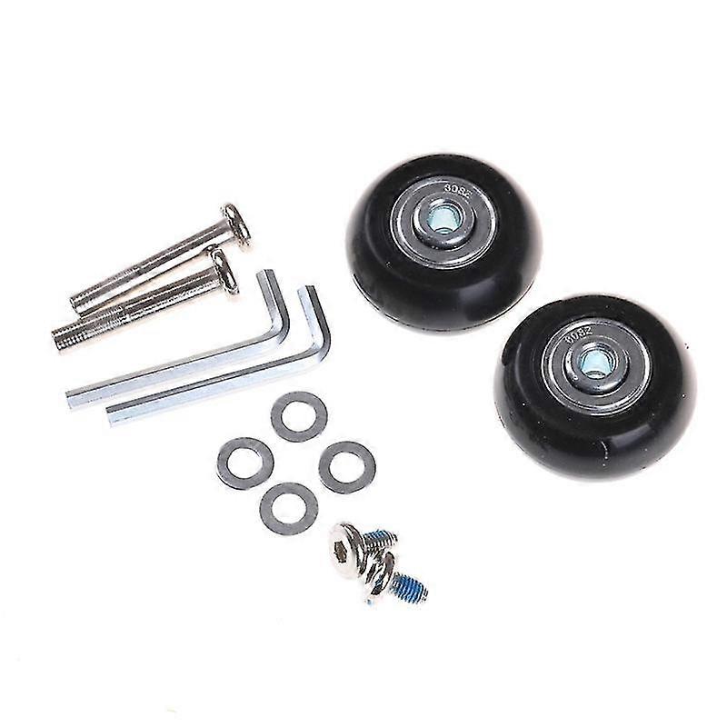 2個の荷物スーツケース交換ホイールアクスル修理部品40 * 18mm Hfmqv