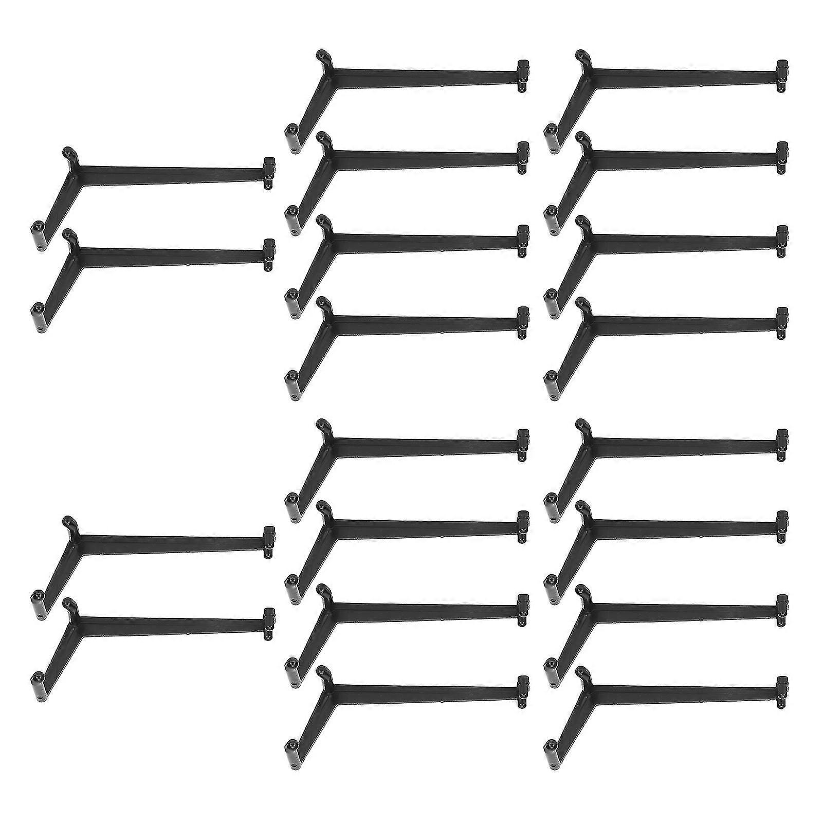 Plastic Fruit Branch Spreader 20pcs Set for Gardening Pressure Resistant Tree Limb Support Black