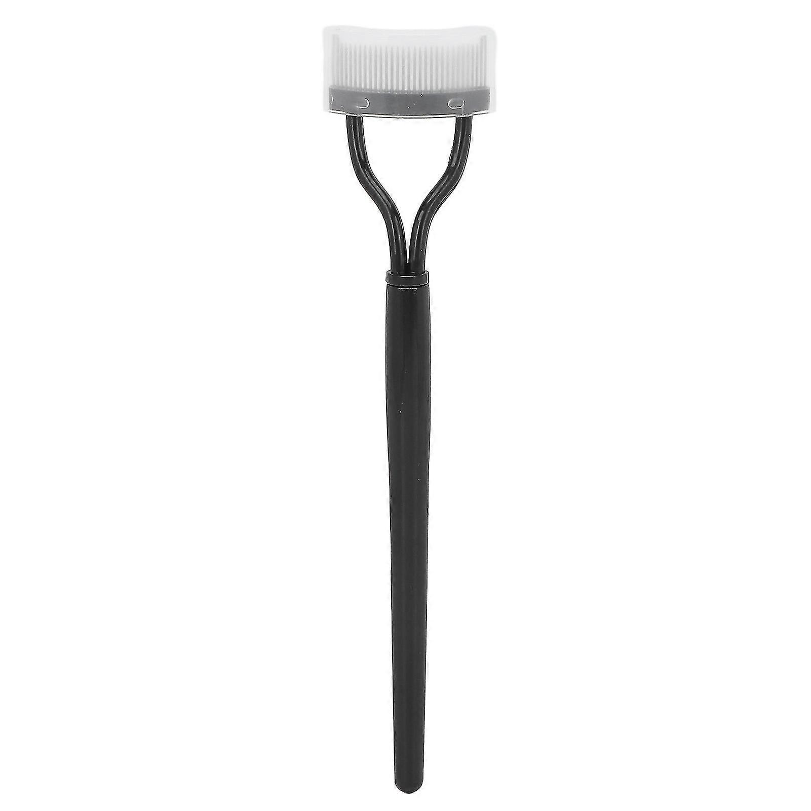 Eyelash Comb with Curved Design and Straight Handle Stainless Steel Lash Separator for Beauty Care