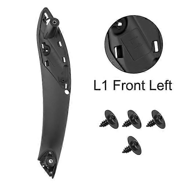 Car Vehicle Interior Inner Handle Vehicle Interior Vehicle Interior Door Handles Door Panel Pull Trim Cover Black Front Rear Left/Right For BMW F30 F8