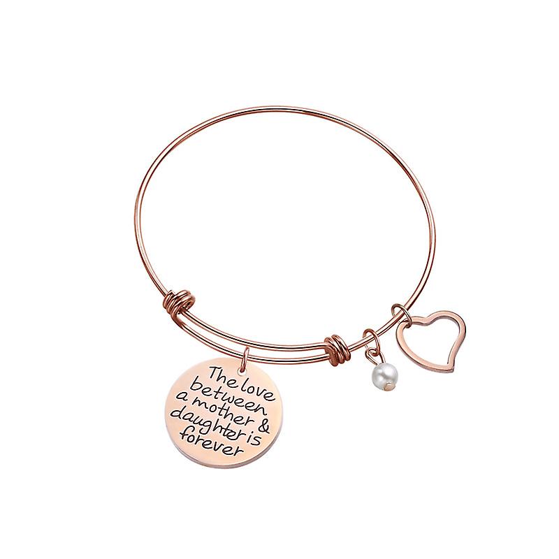 Tag Sterling Silver Bracelet plated in 18k Rose Gold main image 1