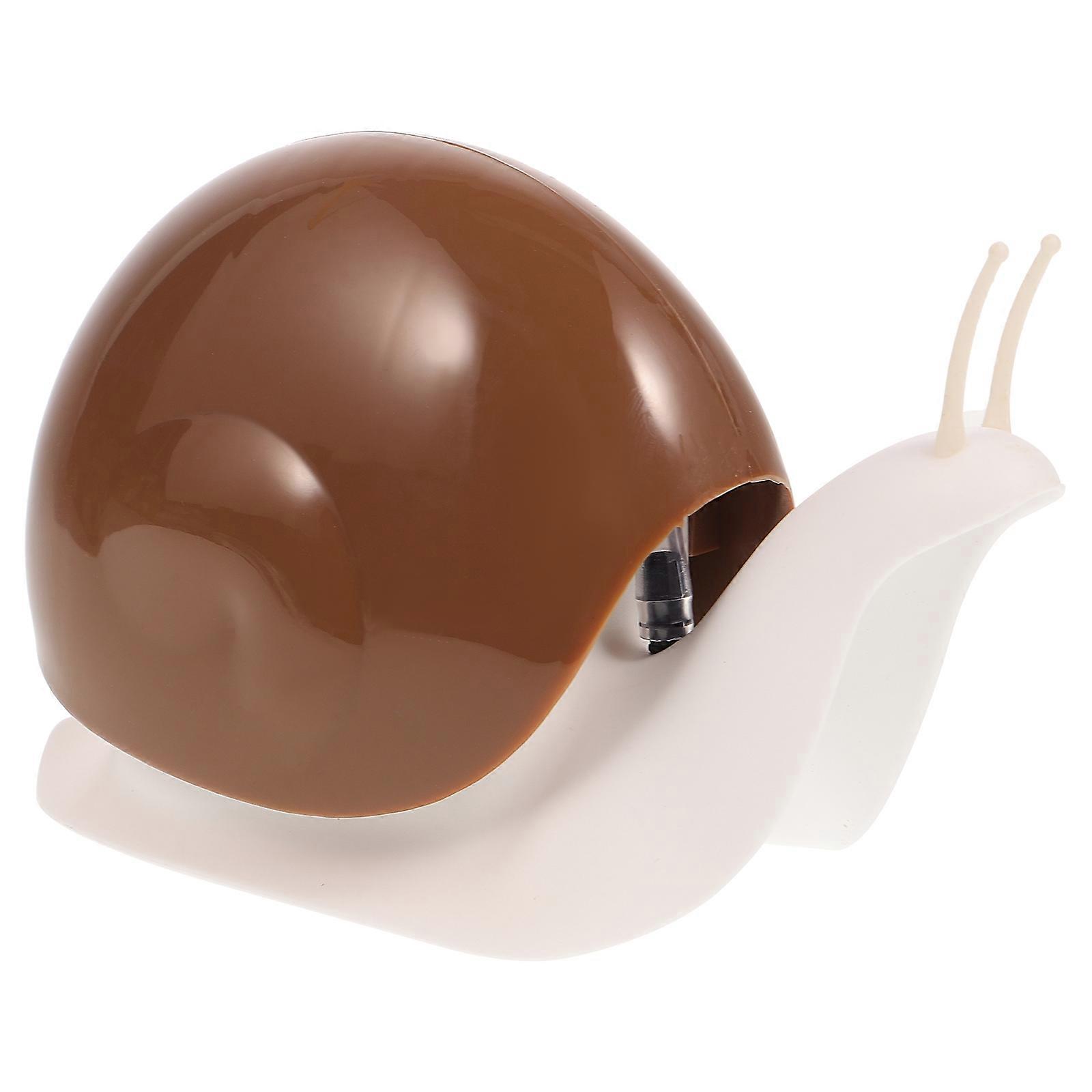 Snail Box Push Type Hand Washing Shampoo Emulsion Case for Home Hotel Store (Coffee)