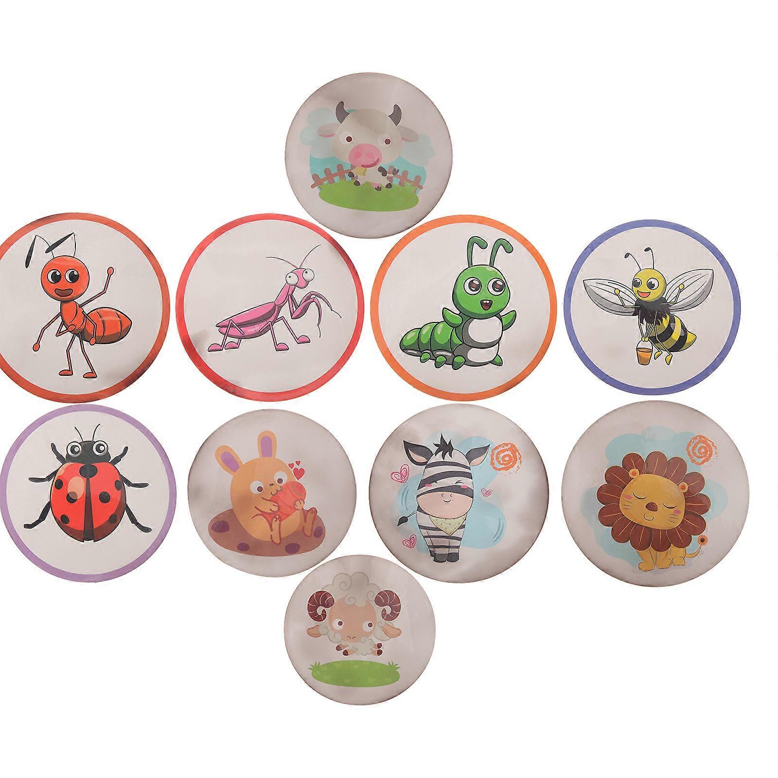 Potty Training Seat with Cartoon Sticker (Beige)
