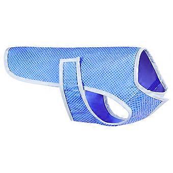 Popetpop Dog Cooling Vest Pet Cooling Waistcoat Puppy Mesh Vest Cloth Pet Supply (size S)