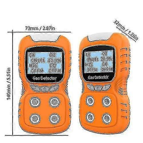 Portable 4 Gas Detector