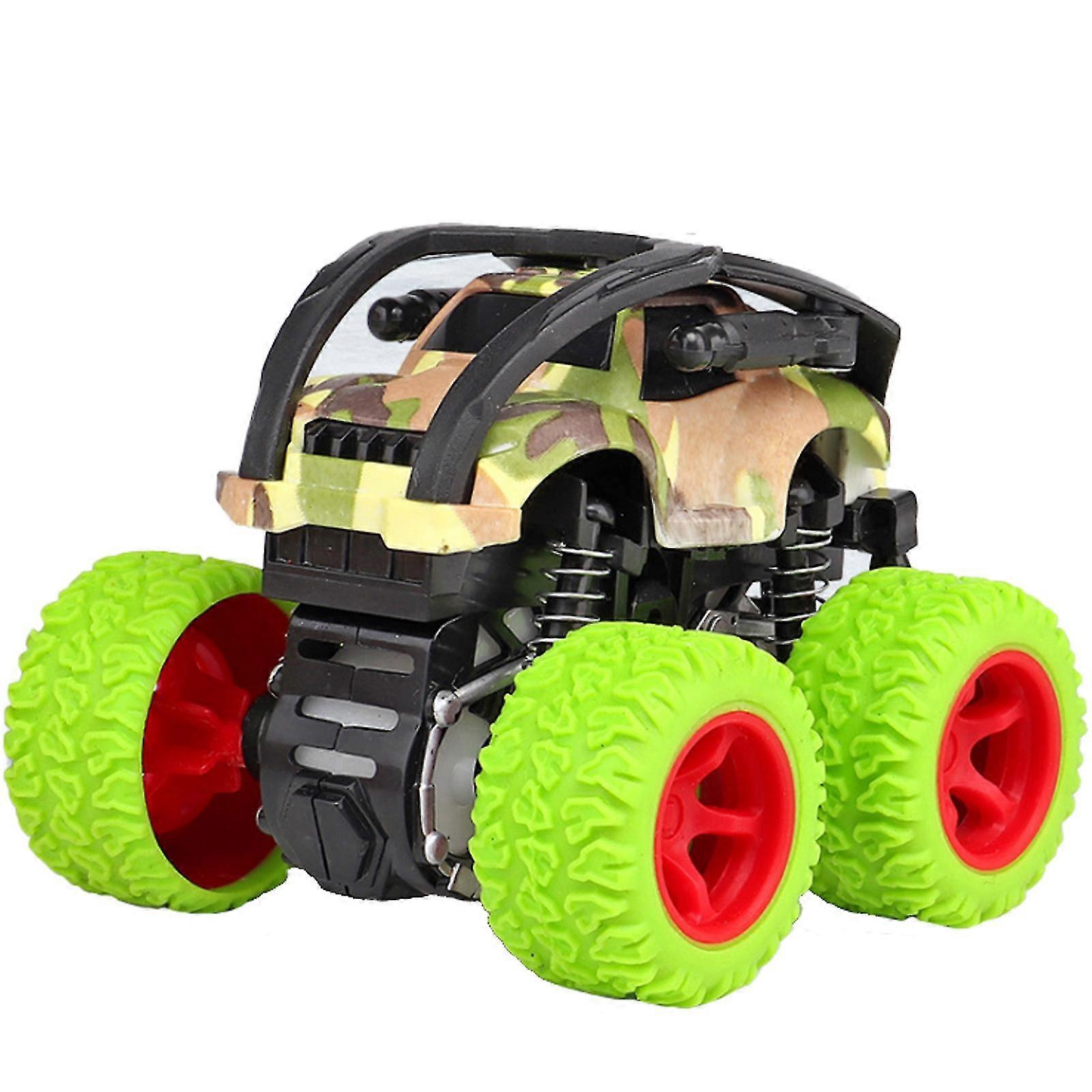 monster Truckar leksaker för pojkar - friktionsdriven mini push and go bil lastbil lekset för pojkar flickor småbarn ålder 3 4 5 år gammal presenter för barn