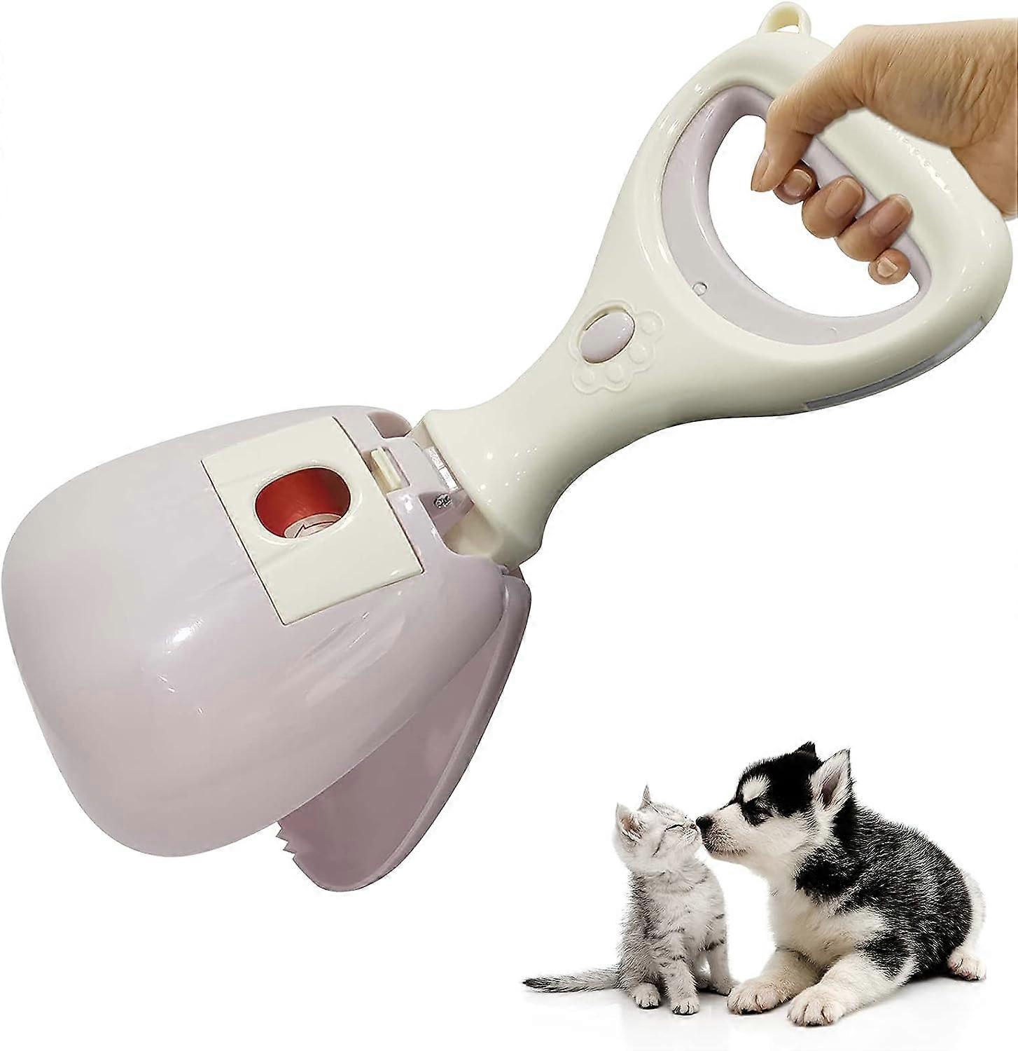 Long Handle Dog Pooper Scooper (Purple)