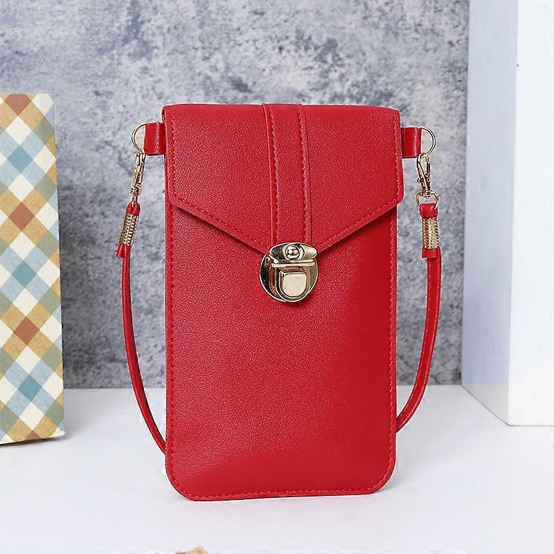 טרנד אופנה תיקי קרוס-גוף קטנים נשים מיני PU עור כתף תיק שליח מצמד בולסאס נשים תיק טלפון תיק ארנק תיק יד