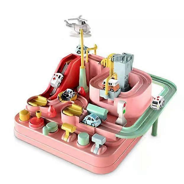 Kid's Toy Track Car Adventure Assembling Set