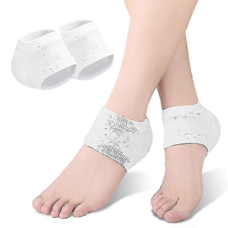Gel Silicone Heel Protector Sleeve Heel Pads Heel Cups Plantar Fasciitis Support