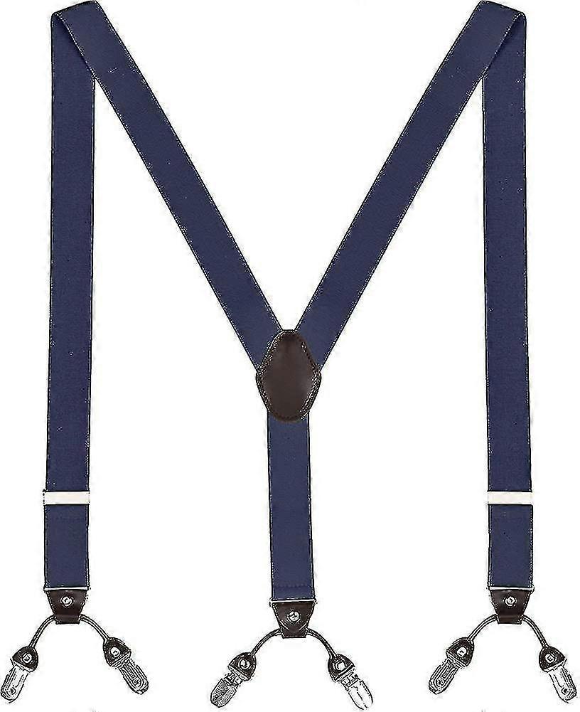 Erkek Jartiyer Parantez Pantolon Pantolon Aksesuar Ayarlanabilir Elastik Y Şekli 6 Klips Düz Yüksek Kalite