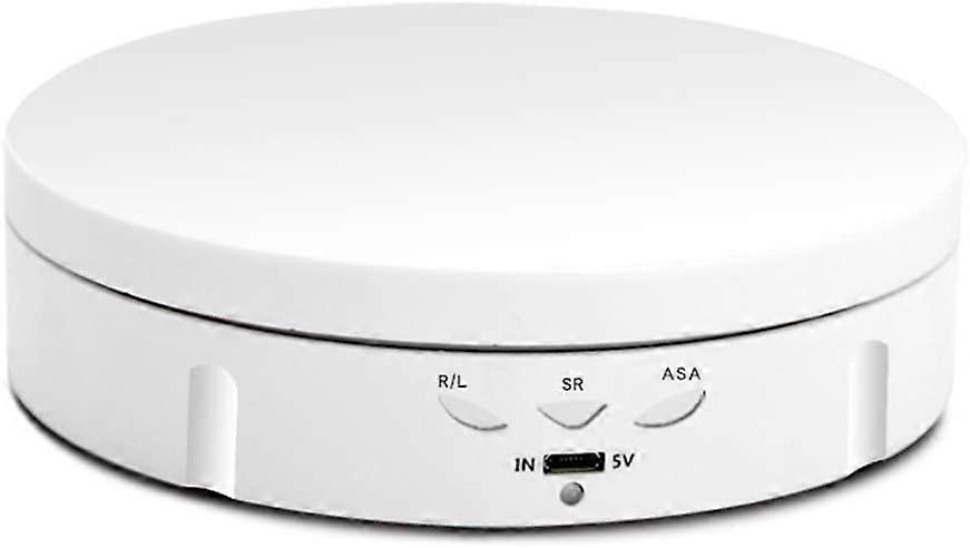 Présentoir rotatif motorisé, support d'affichage rotatif à 360 degrés, 3 vitesses, 3 angles d'affichage