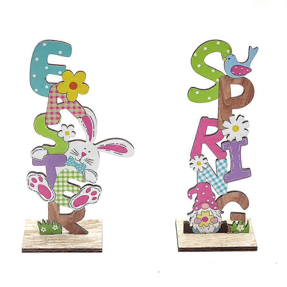 Trebordsskilt påskepynt, 2stk