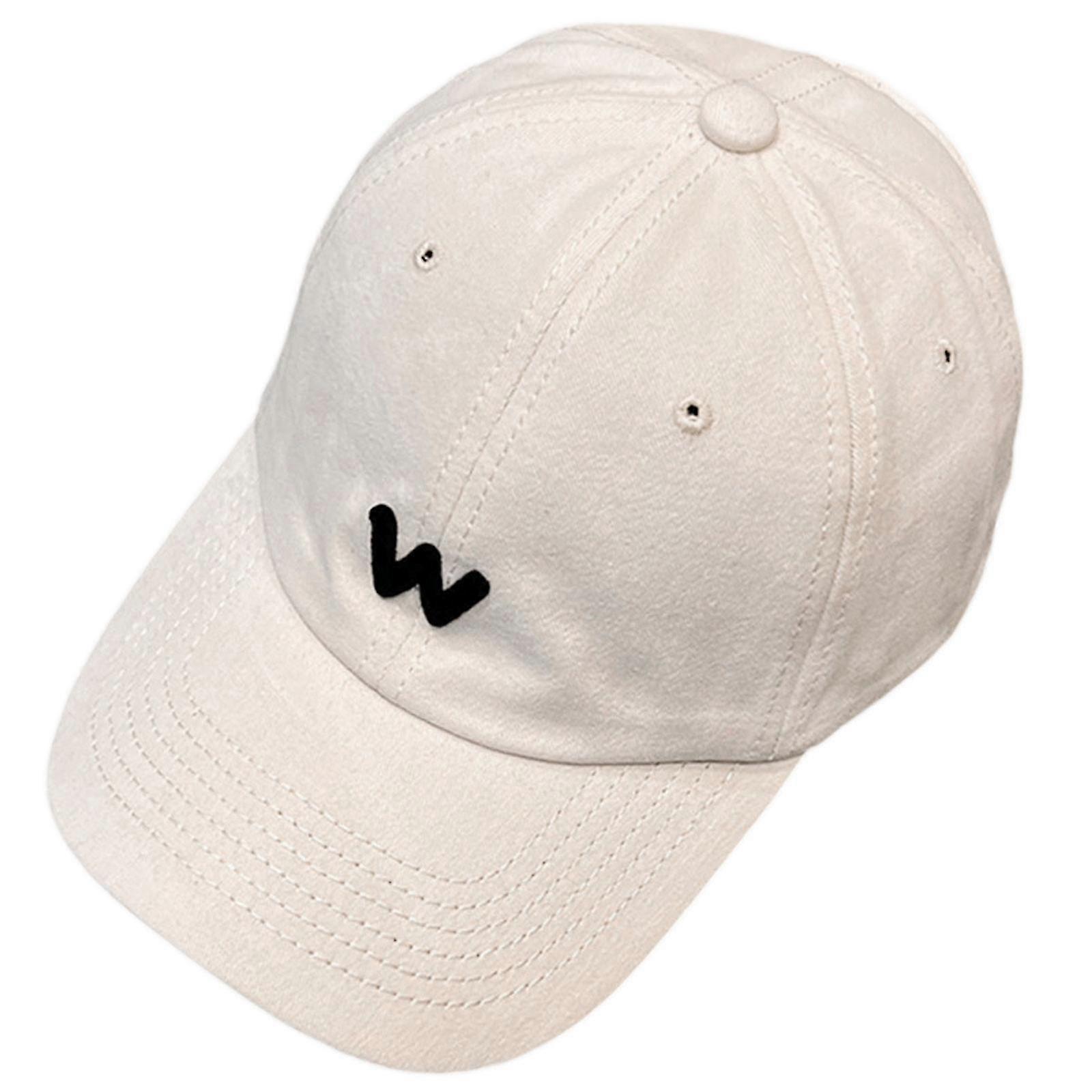 Solid Color Baseball Cap Cotton Cap Adjustable Letters Baseball Hat For Teens