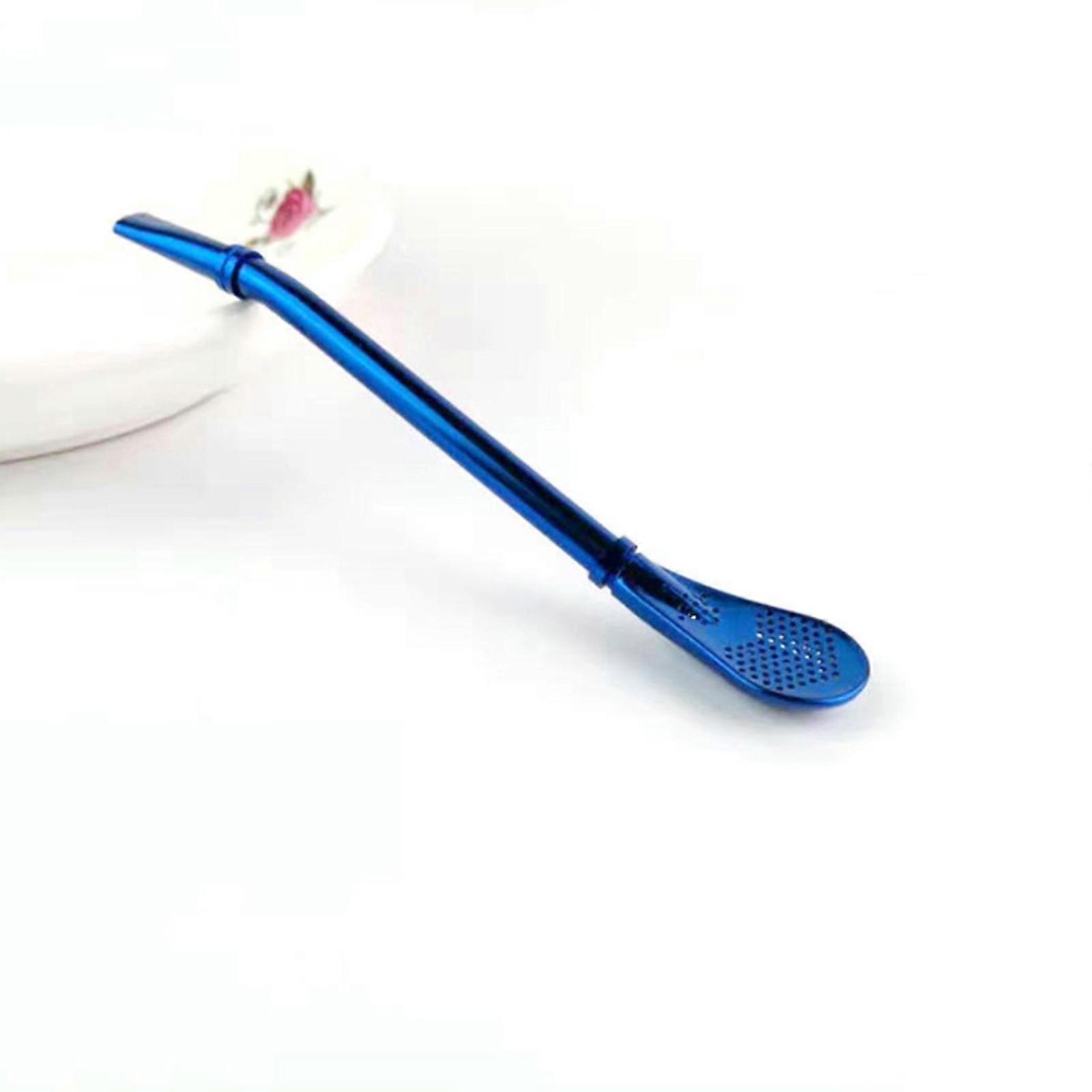 Stainless Steel Double Ring Suction Spoon Double-side Filter Hole Multi-purpose