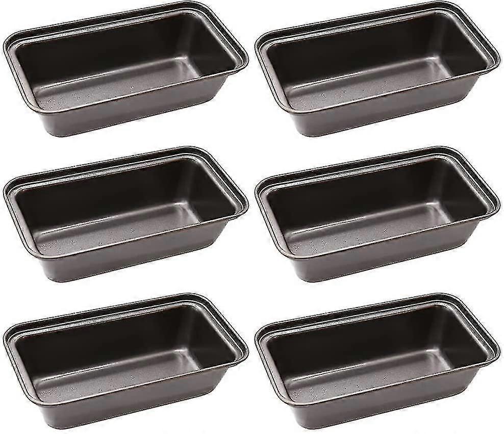 6-piece Nonstick Mini Bread Pan Set And Bread Pan