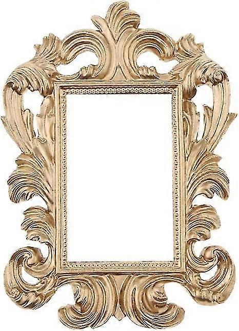Royal Gold Small Picture Frame Baroque Style Poster Frame Mini Photo Frame For Picture Photo (gold 1pc)