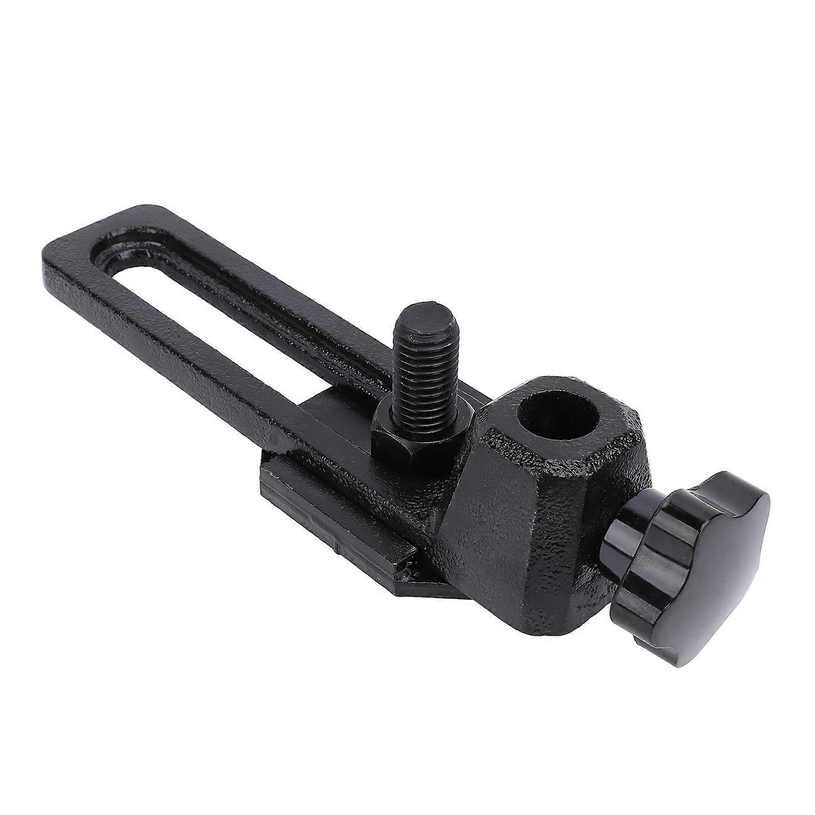 Woodworking Turning Lathe Tool Holder Base Household Cast Steel DIY Lathe Parts Accessories 20mm Square Round Hole