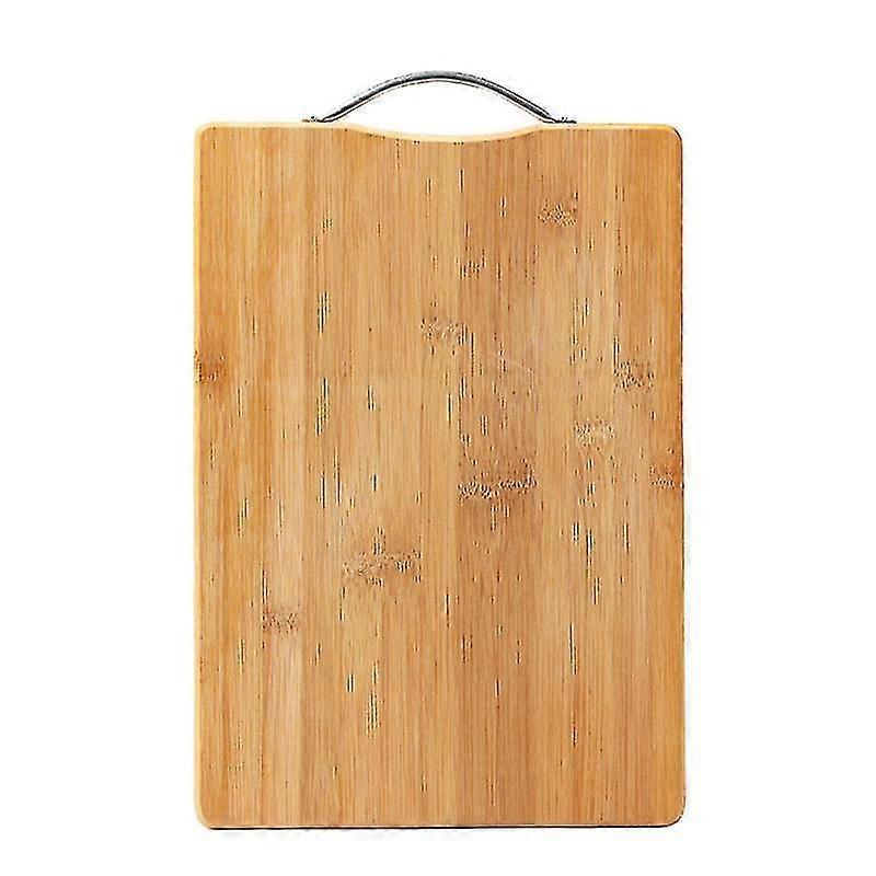 Bamboo And Stainless Steel Chopping Board For Kitchen Use