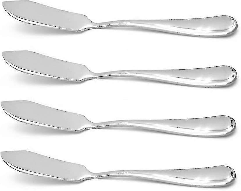 Stainless Steel Butter Knife, Set Of 4, Butter Spreader, Breakfast Spreads,cheese And Condiments