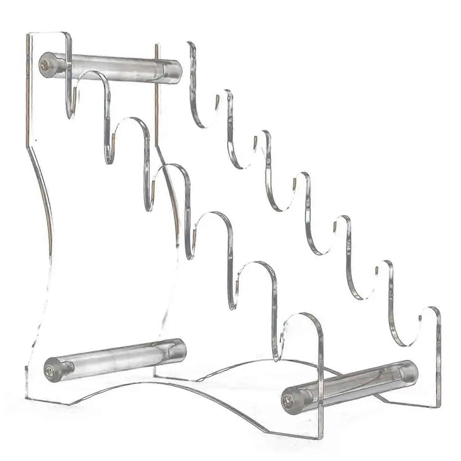 Cutter Storage Rack Acrylic Cutlery Holder Transparent Universal Cutter Display Stand Counter-top