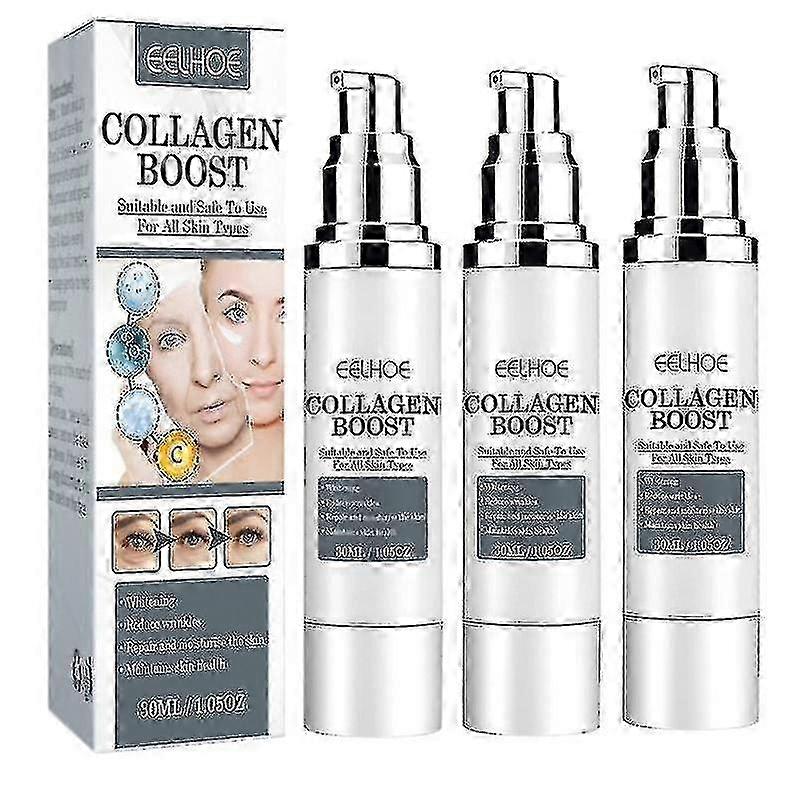 2023 سيروم Eelhoe Collagen Boost الجديد المضاد للشيخوخة - 3 قطع \nEelhoe كولاجين بوست كريم - مصل مضاد للشيخوخة
