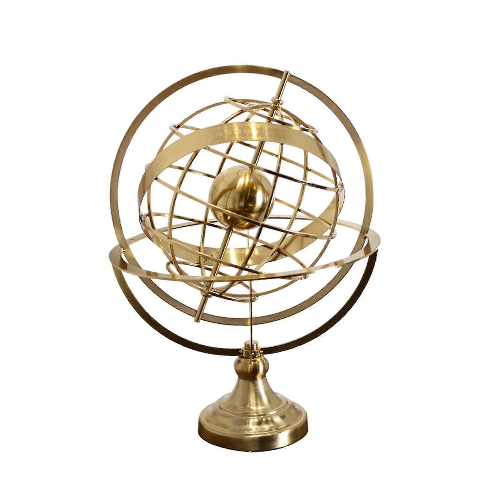 回転する地球儀の装飾品卓上テレビキャビネットリビングルーム25cmx36cmの実用的なギフト