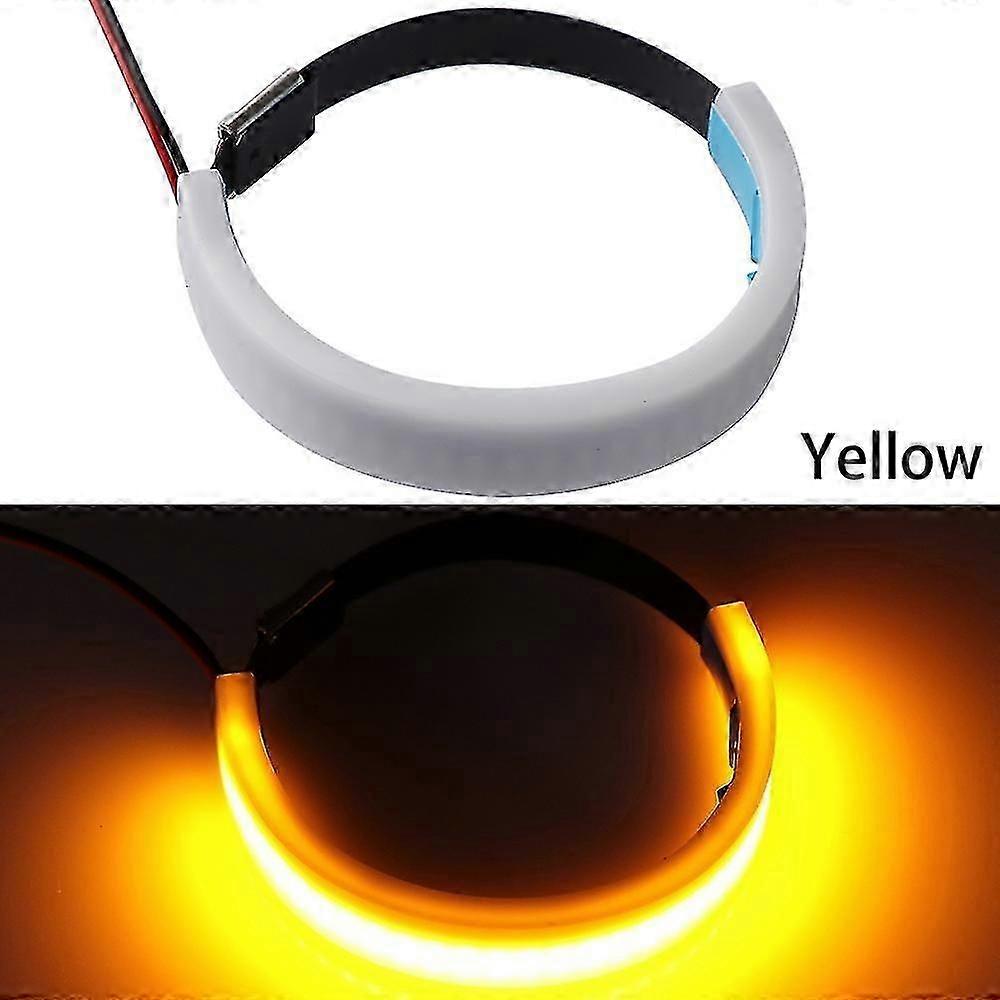1pc High Quality Red/blue/yellow/white Universal Motorcycle Smd Led Strip Clean Look Fork Turn Signal Indicator Light