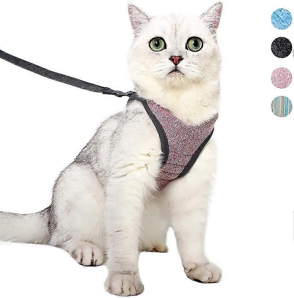 light Harness And Leash Soft And Comfortable Kitten Collar Running Walking Jaet, Leak Proof Suitable For Puppies Rabbits,4169