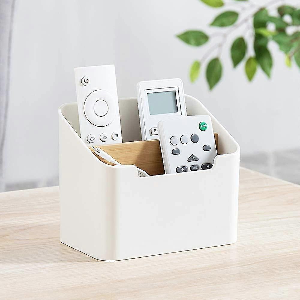 Remote Control Holder Desk Storage Organizer Box Container For Desk, Office Supplies, e,4418