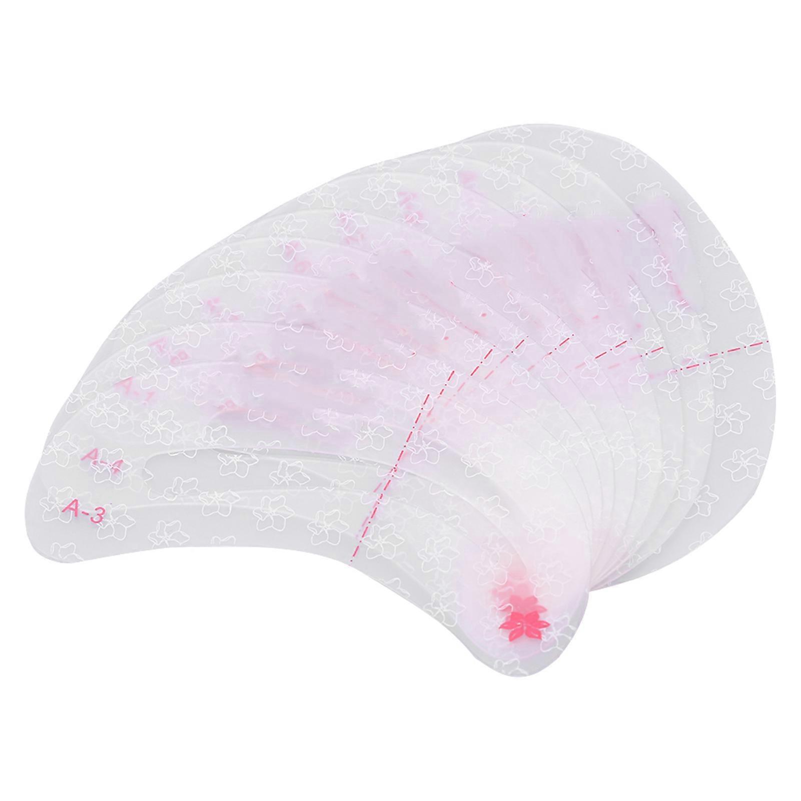 9Pcs/Set Eyebrow Drawing Grooming Stencil Reusable Shaper Guide Template Make Up Shaping Tool