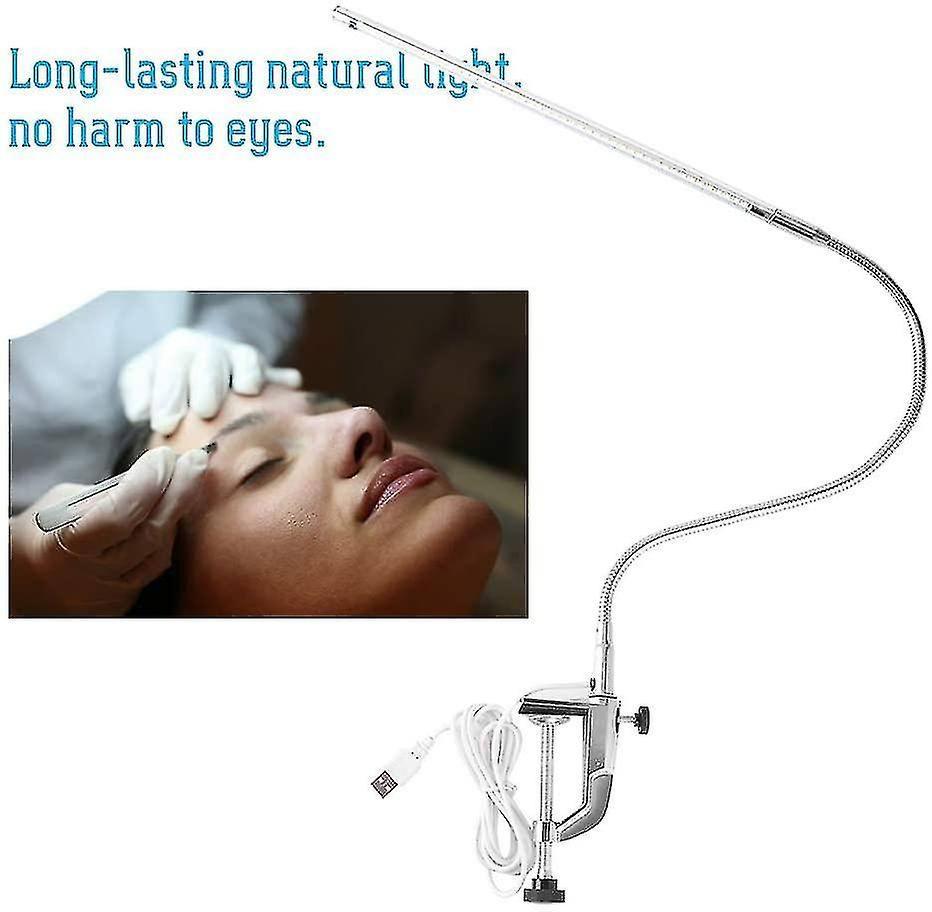 Led Schreibtischlampe, Led Clip Licht Nagel Schreibtischlampe, verstellbare Maniküre Tischlampe Led Nagellampe